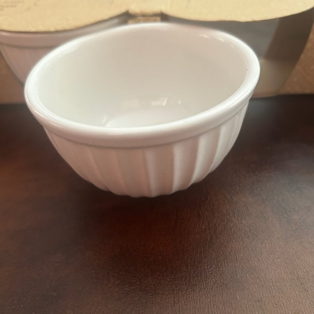 NIB Set of 4 Vintage Primagera  Souffle Dishes , Fruit Sauce Dipping Bowls - Picture 12 of 14